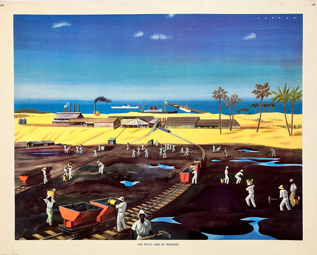 The Pitch Lake in Trinidad, Macmillan schools series, 1950s