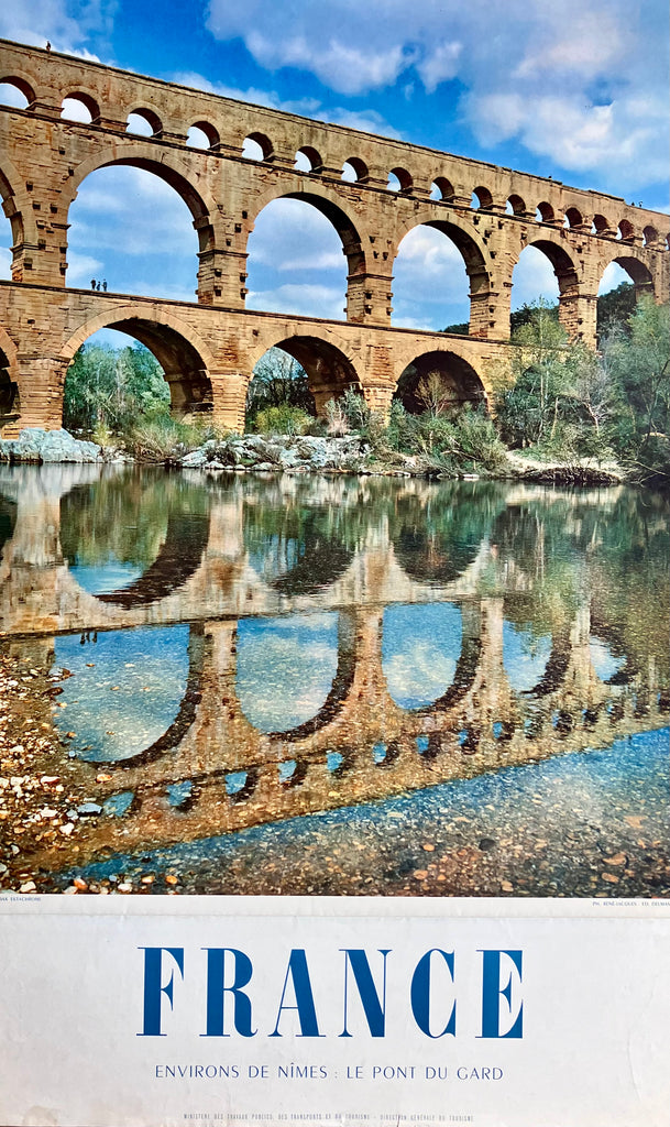 Pont du Gard, France, 1954