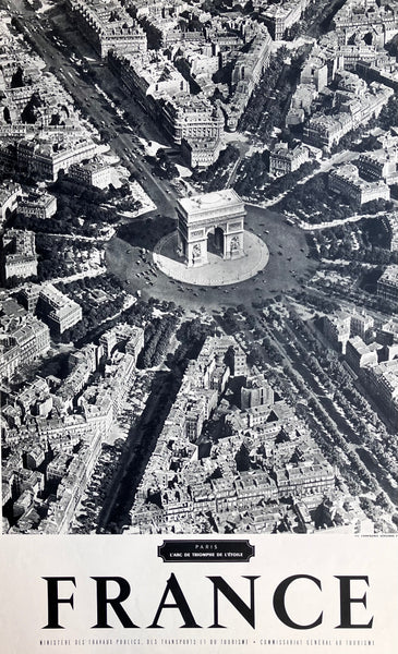 Arc de Triomphe, Paris, 1949