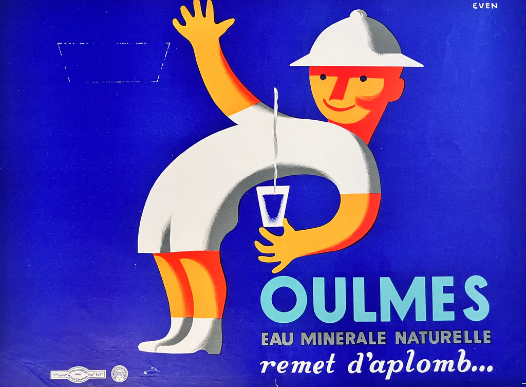 Oulmes mineral water, France