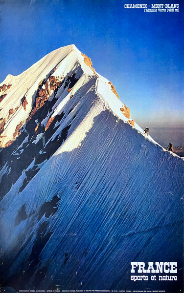 Mont Blanc, Aiguilles Vertes, France, 1974