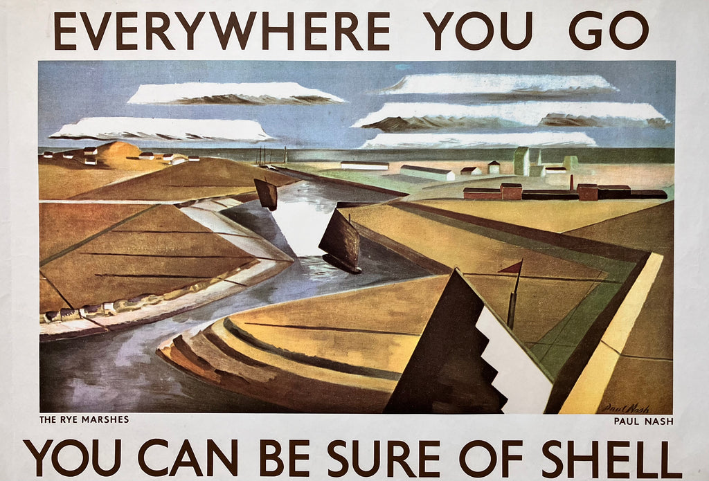 Shell, 'Rye Marshes' by Paul Nash, 1969