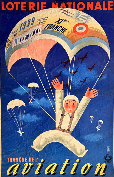 Loterie Nationale, France, Aviation, 1939