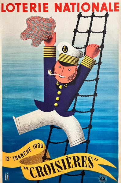 Loterie Nationale, France, 'Croisières', 1939