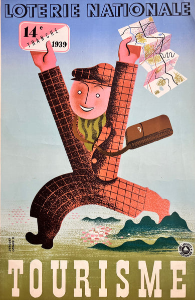 Loterie Nationale, France, Tourisme, 1939