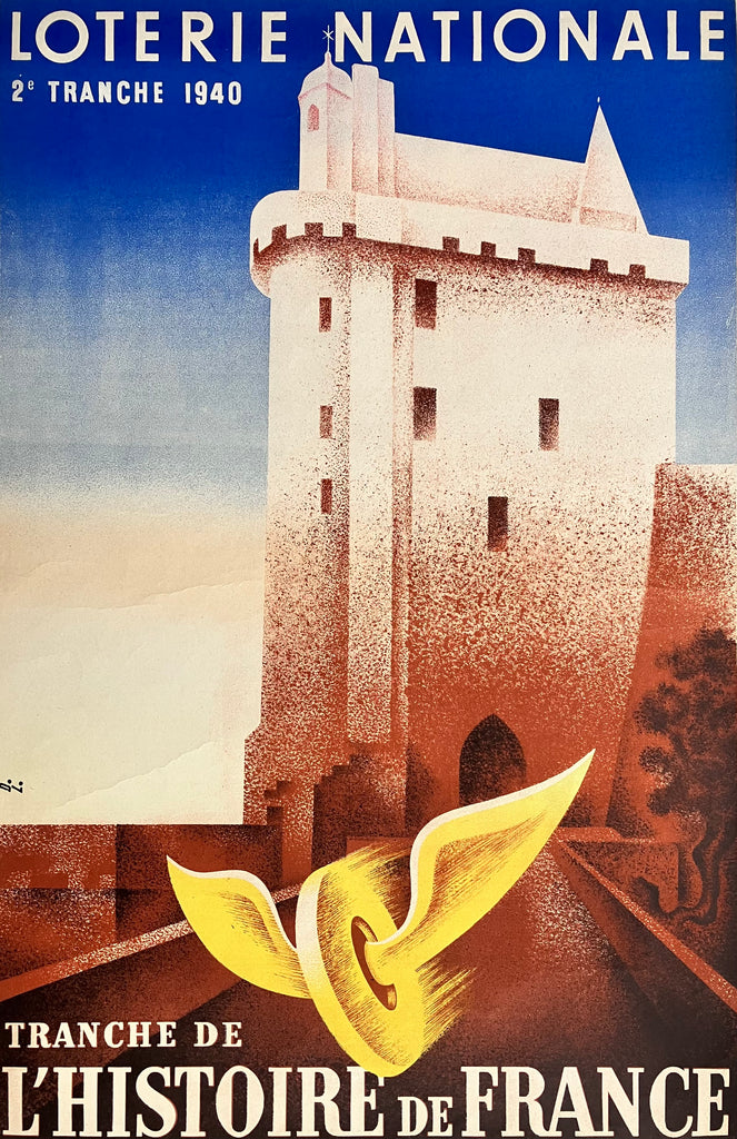 Loterie Nationale, France, 'l'Histoire de France', 1940