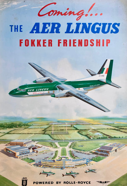 Aer Lingus, Fokker Friendship, Ireland, 1950s