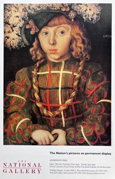 Cranach Portrait, National Gallery, London, 1992