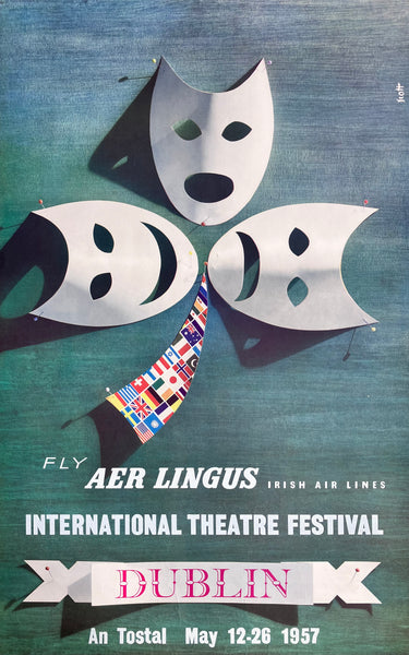 Aer Lingus, Dublin Theatre Festival, Ireland, 1957