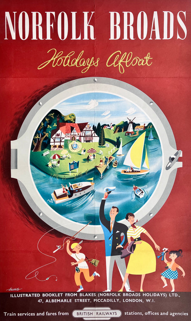 Norfolk Broads, England, 1950s