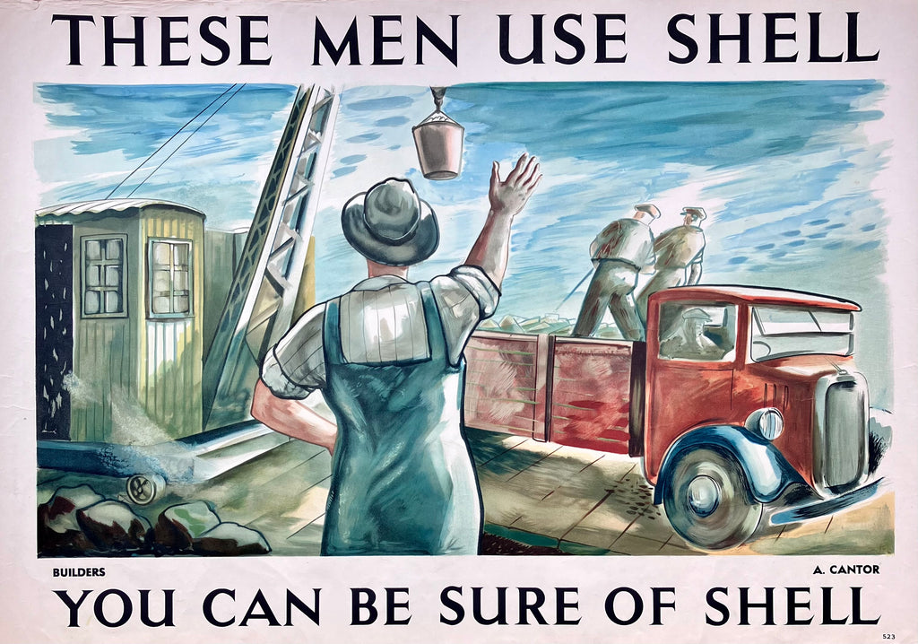 'These Men Use Shell', Builders, late 1930s