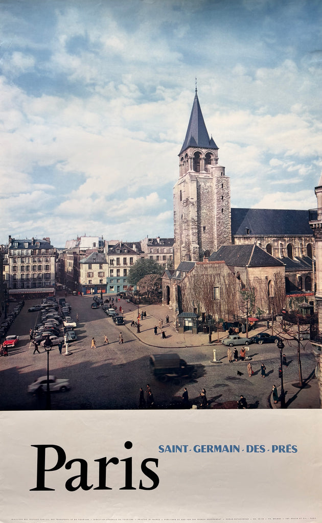 Saint Germain des Prés, Paris, 1958