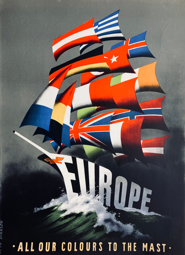 Europe, All our colours to the mast, Netherlands, c1950