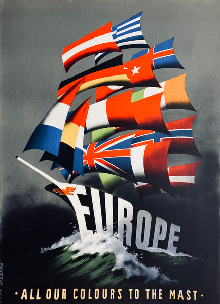 Europe, All our colours to the mast, Netherlands, c1950