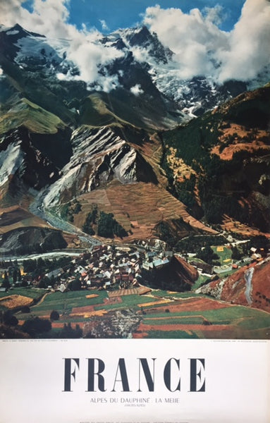 La Meije and La Grave, Dauphiné Alps, France, 1956