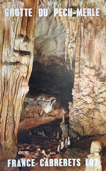 Pech-Merle cave, Lot, France, 1960s