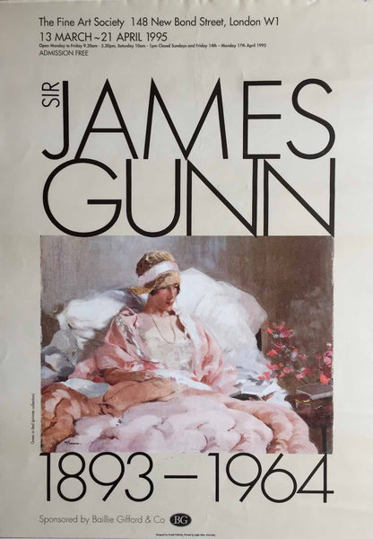 Sir James Gunn exhibition poster