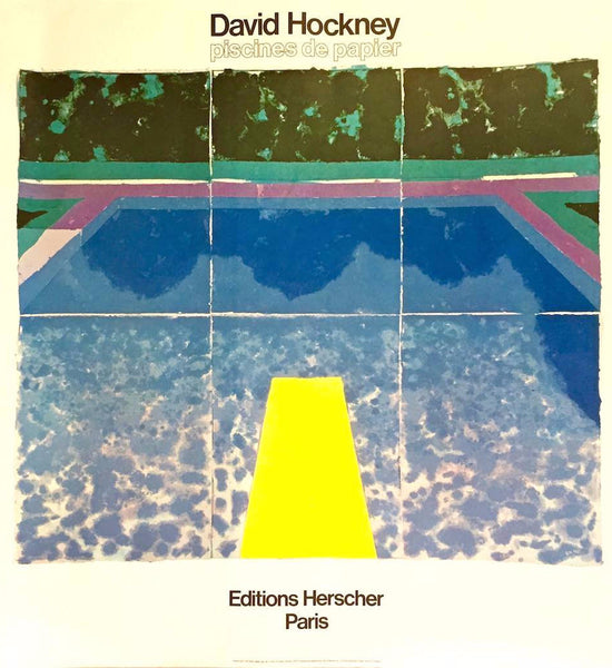 David Hockney, Piscines de Papier, 1978