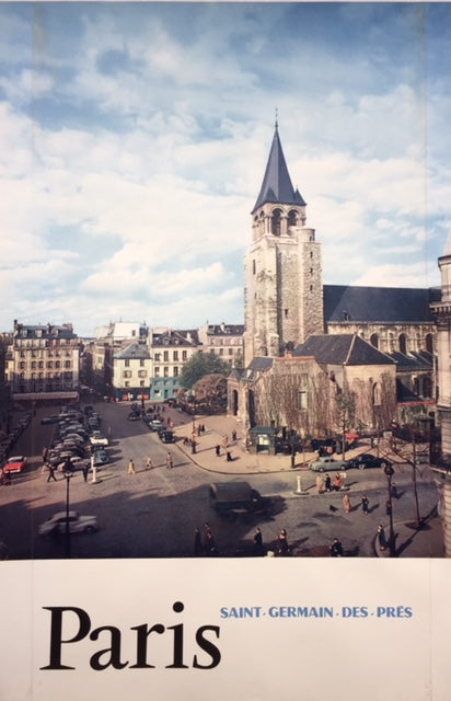 Saint Germain des Prés, Paris, 1958