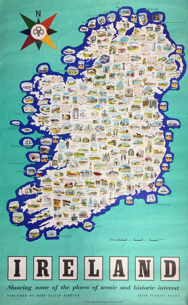 Ireland, Map, 1955(?)