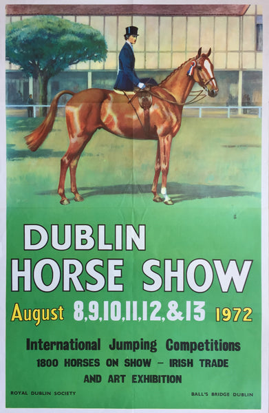 Dublin Horse Show, Ireland, 1972