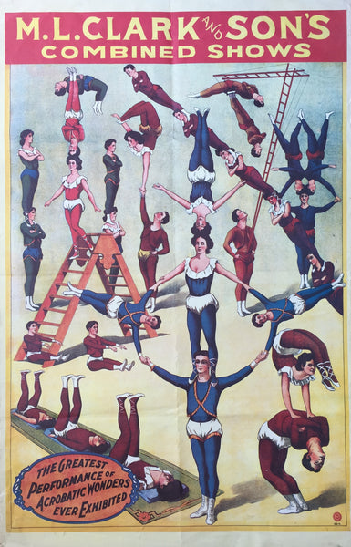 M.L. Clark and Son's Combined Shows, Circus poster