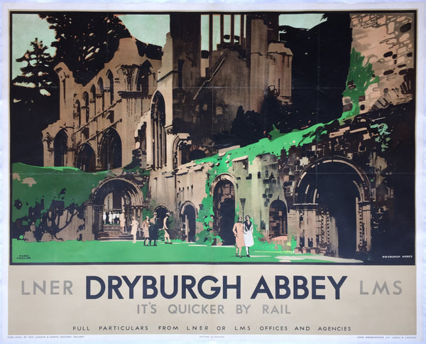 Dryburgh Abbey, Scotland, by Fred Taylor, 1933