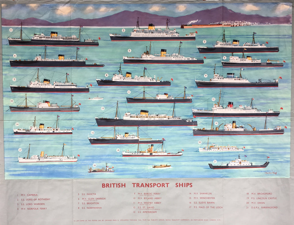 British Transport Ships, late 1950s