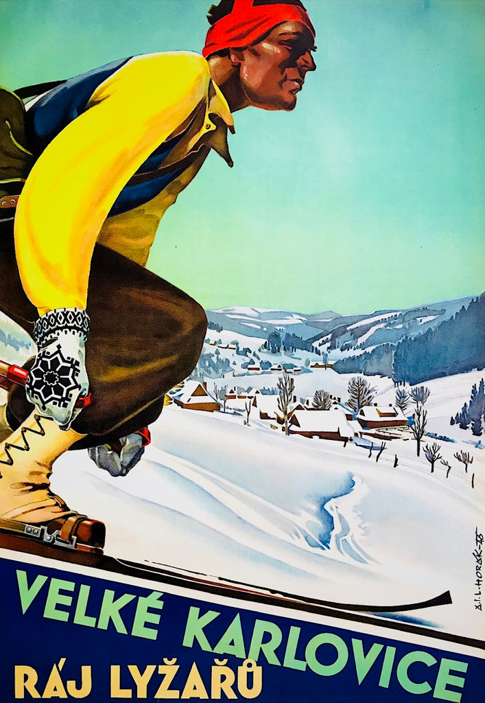 Velké Karlovice, Ski Paradise, Czech Republic, 1946