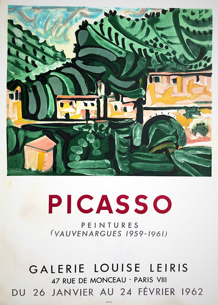 Picasso, Exhibition of Vauvenargues paintings, Paris 1962