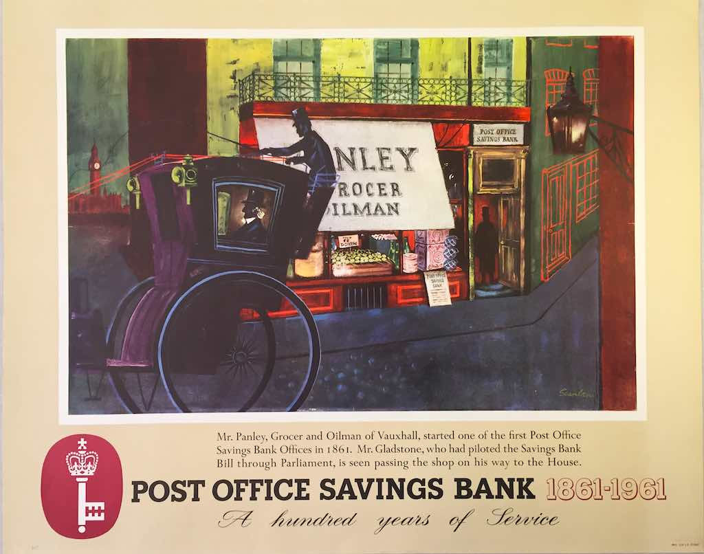 Post Office Savings Bank centenary, England, 1961