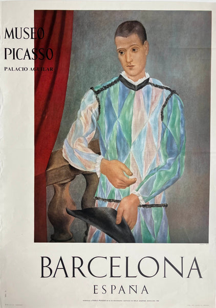 Picasso, 'Barcelona Suite' - Harlequin, 1966
