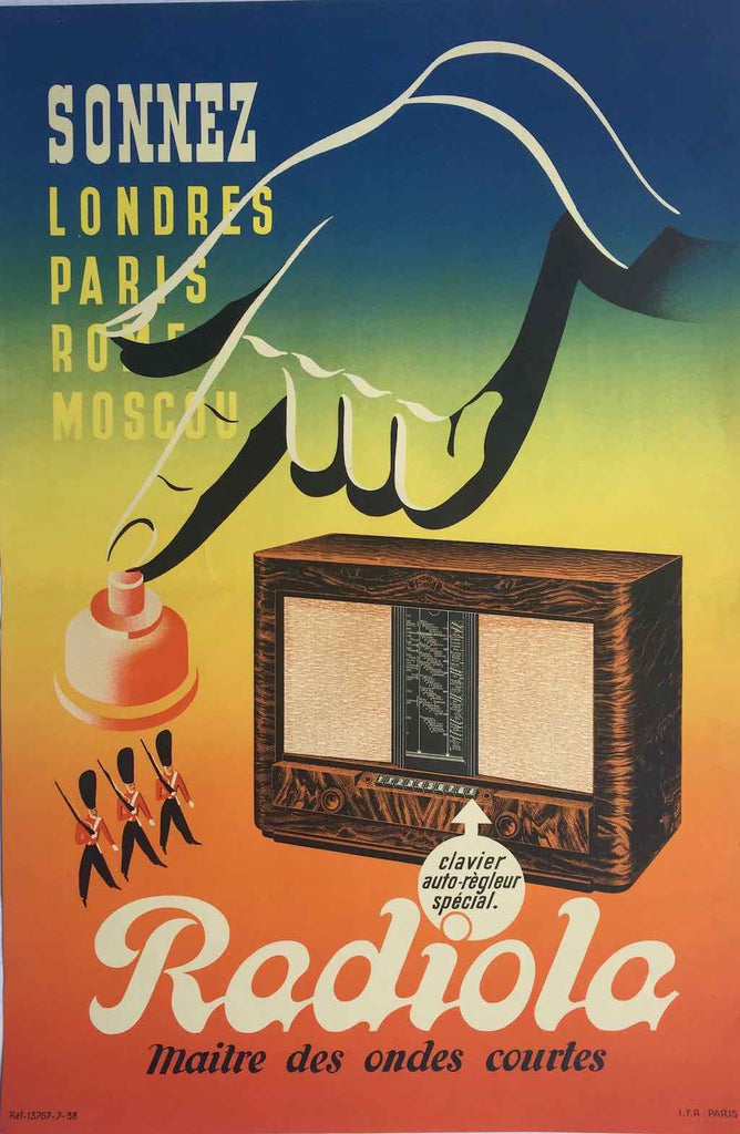 Radiola radio, France, 1938?