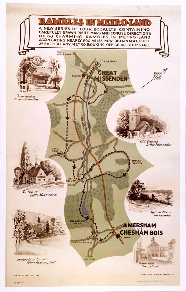 Rambles in Metro-Land, England, 1929?