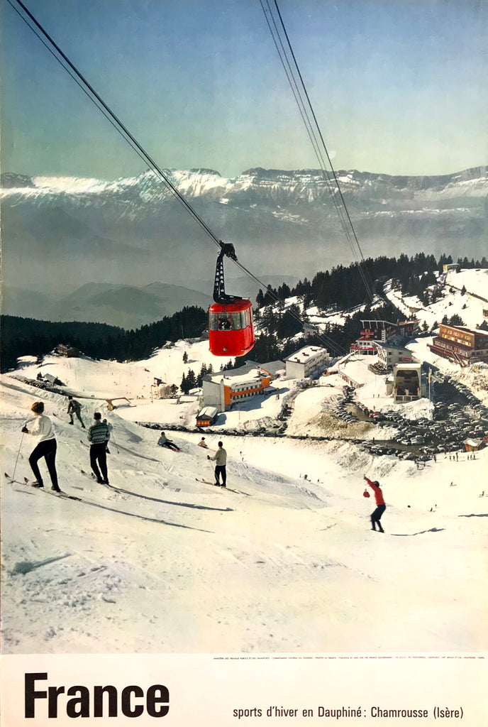 Sports d'Hiver en Dauphiné, Chamrousse, Isère, France, 1962