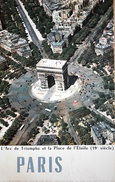 Arc de Triomphe, Paris, France, 1960