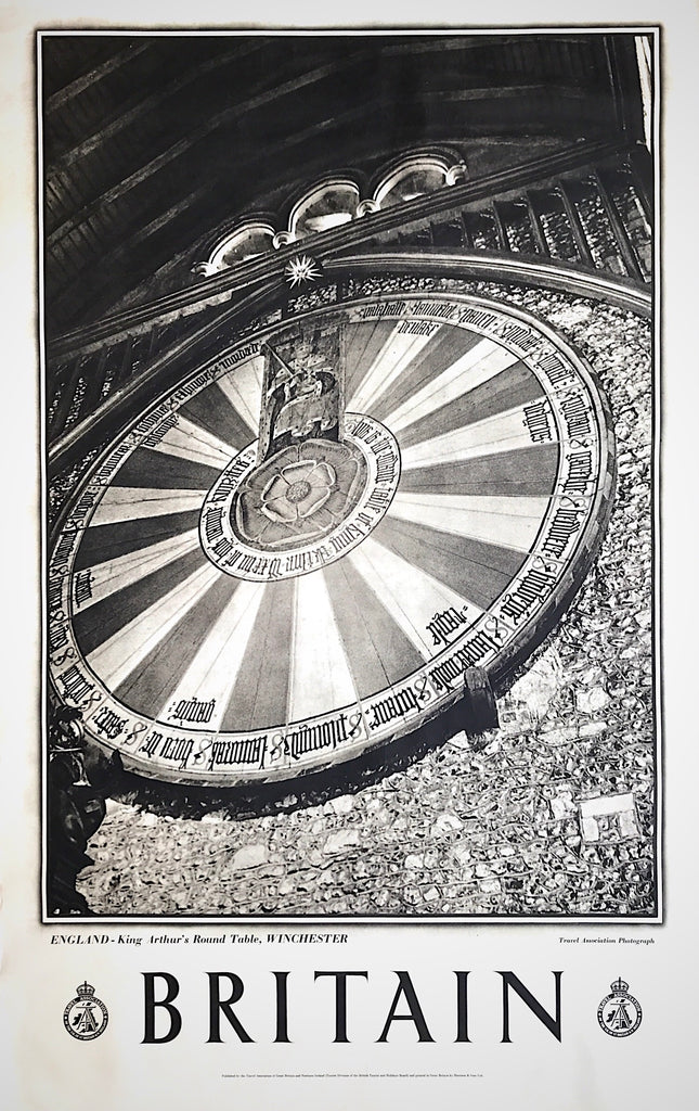 King Arthur's Round Table, Winchester, England, c1950