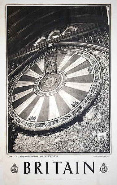 King Arthur's Round Table, Winchester, England, c1950