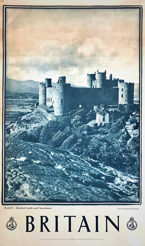 Harlech Castle and Snowdonia, Wales, late 1940s