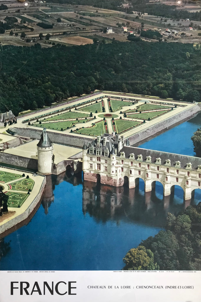Chenonceau, Chateaux of the Loire, France, 1956