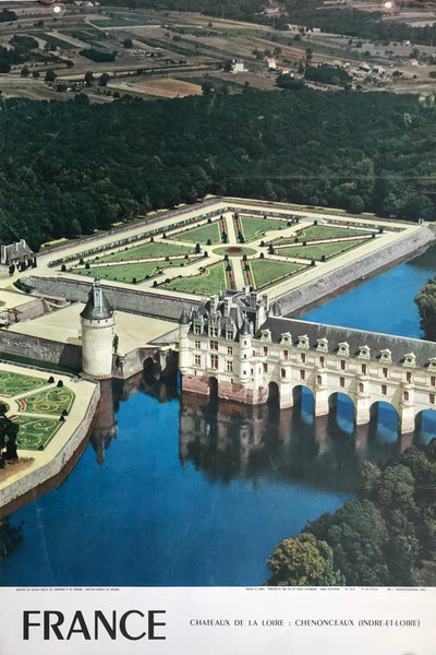 Chenonceaux, Chateaux of the Loire, France, 1956
