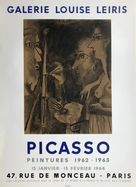Picasso Exhibition, Galerie Louise Leiris, Paris, France, 1964