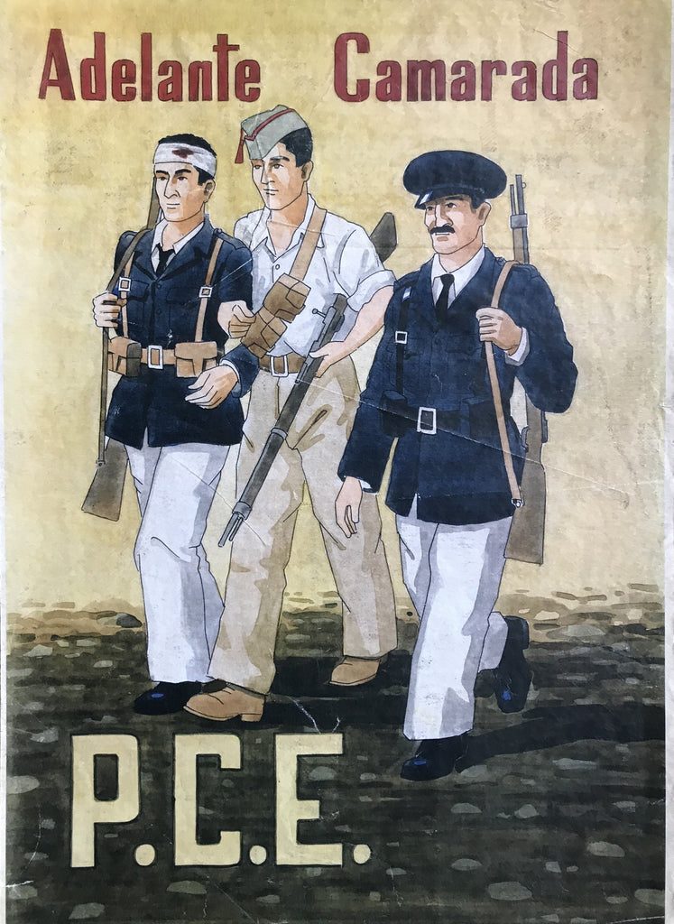 Spanish Civil War: Advance Comrades, PCE, 1930s